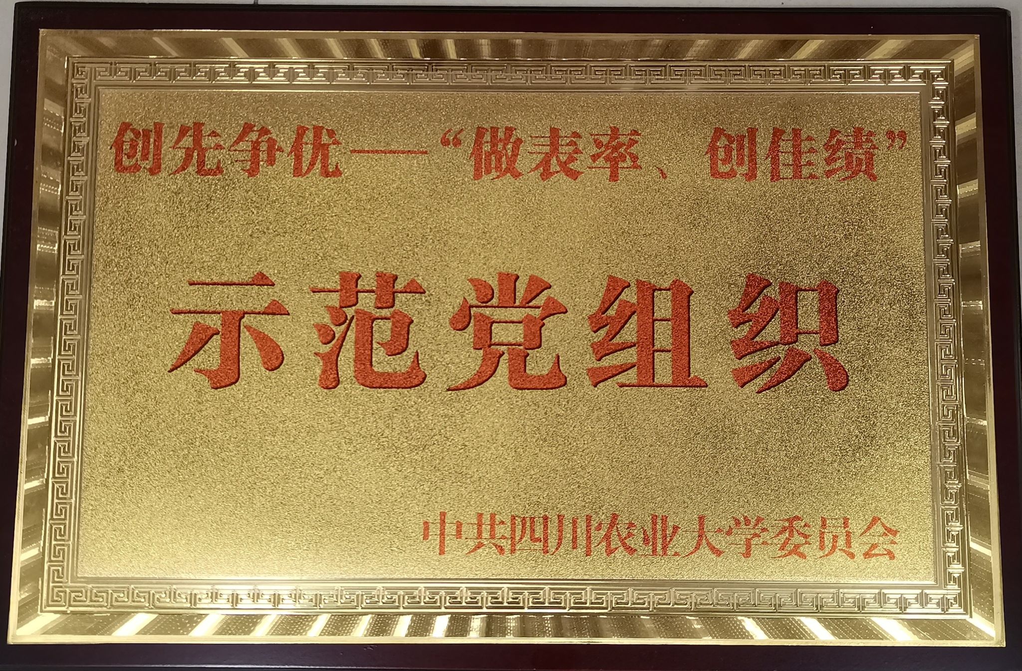 创先争优示范党组织